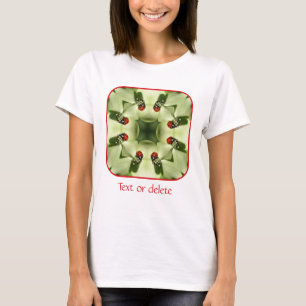 Camiseta Joaninha no Dogwood Arte da Natureza Personalizada