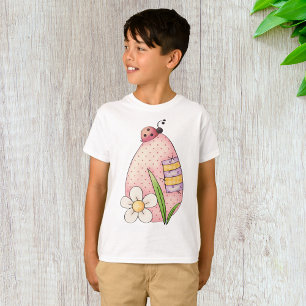 Camiseta Joaninha Ovo de Páscoa