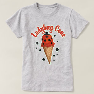 Camiseta Joaninha Retro Vintage Arte Caprichosa de Sorvet