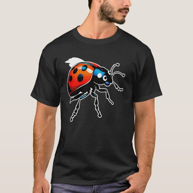 Camiseta Joaninha Vibrante Explode (Frente)