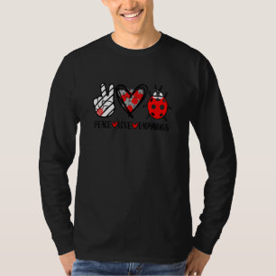 Camiseta Joaninhas Paz Amor Boa Sorte Natureza