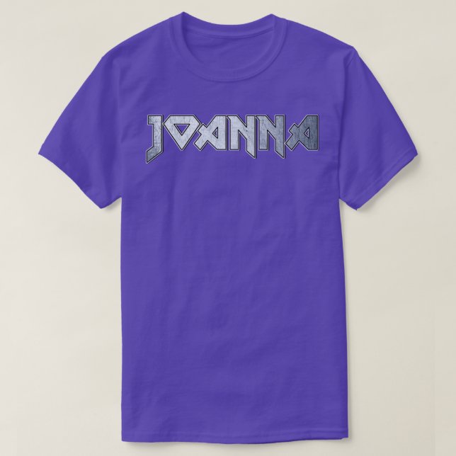 Camiseta Joanna de metal pesado (Frente do Design)