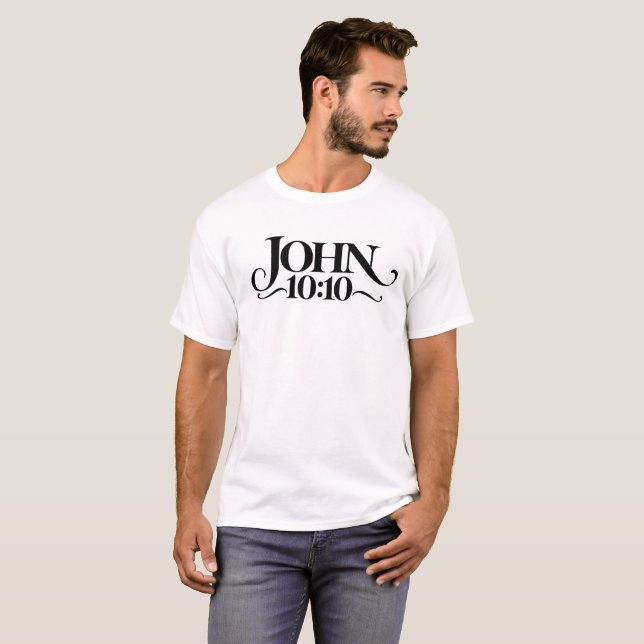 Camiseta João 10:10 (Frente Completa)