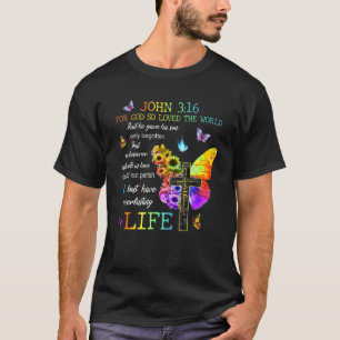 Camiseta João 316 Porque Deus Amou Tanto O Mundo Fé Cristã