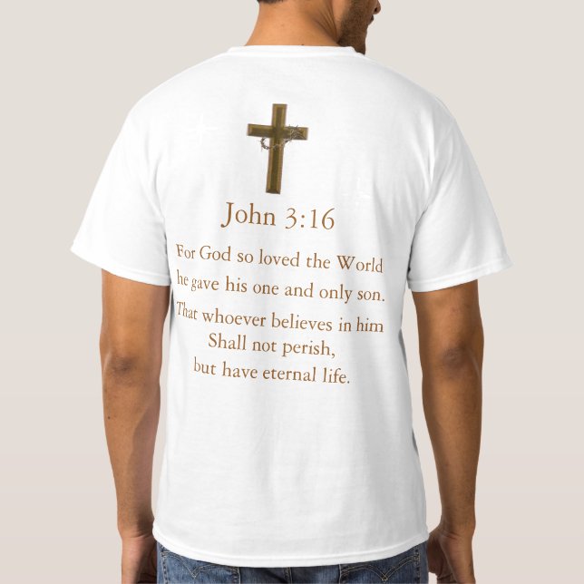 Camiseta João 3:16 (Verso)