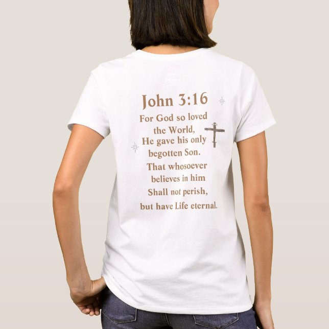 Camiseta João 3:16 (Verso)