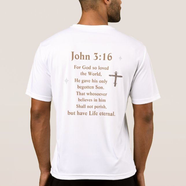Camiseta João 3:16 (Verso)