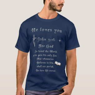 Camiseta João 3:16