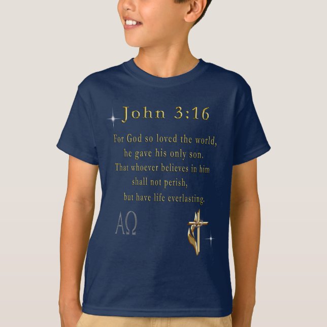 Camiseta João 3:16 (Frente)