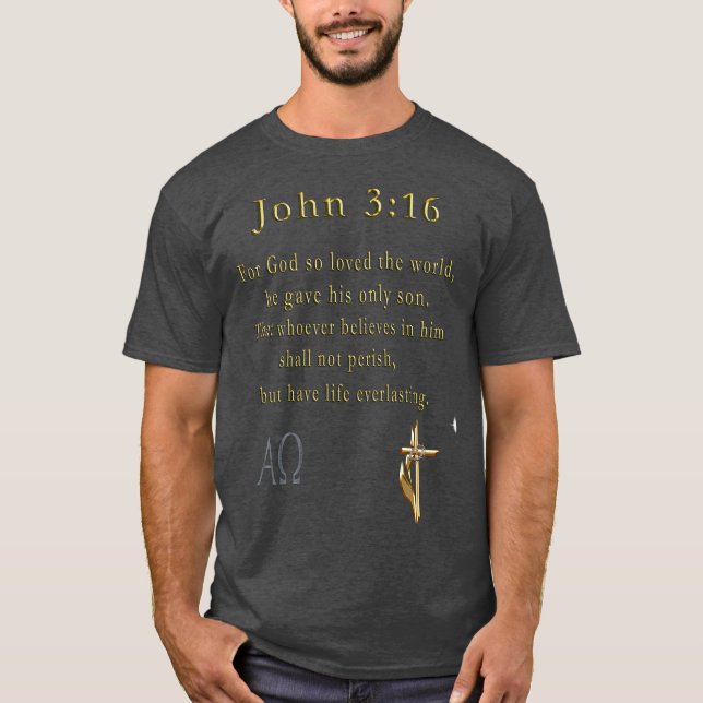 Camiseta João 3:16 (Frente)