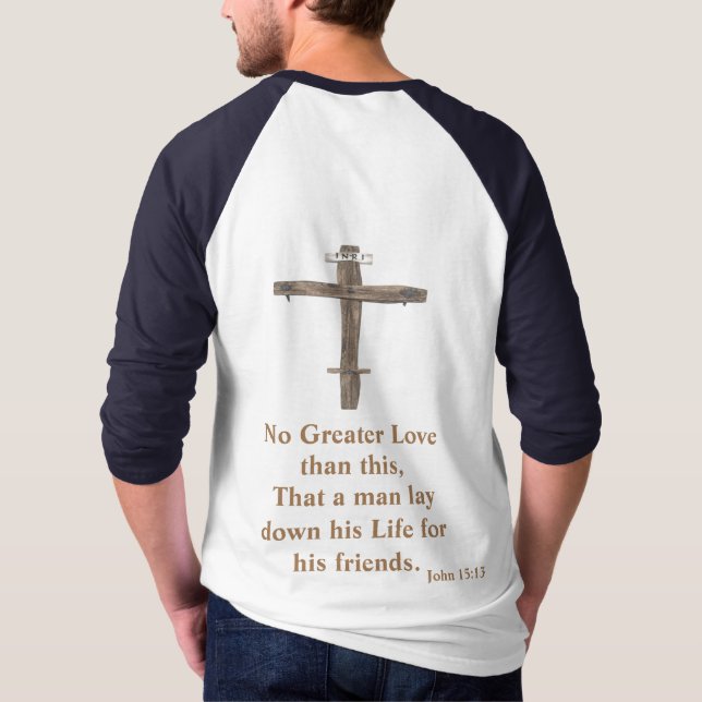 Camiseta João 3:16 (Verso)