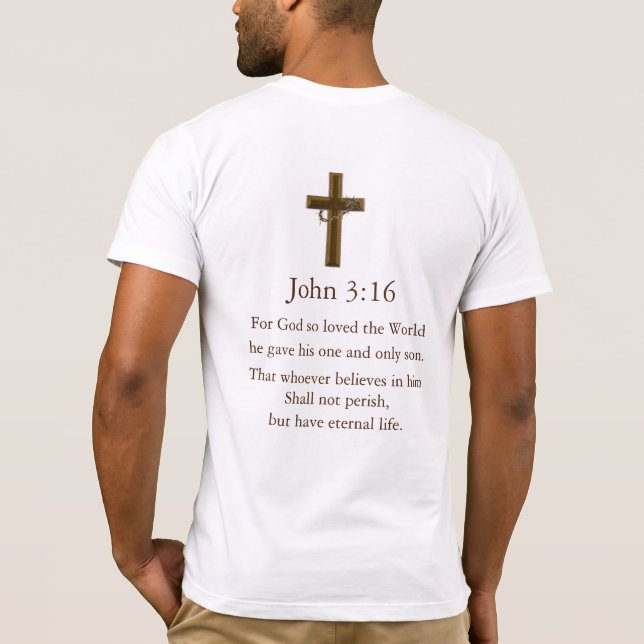 Camiseta João 3:16 (Verso)