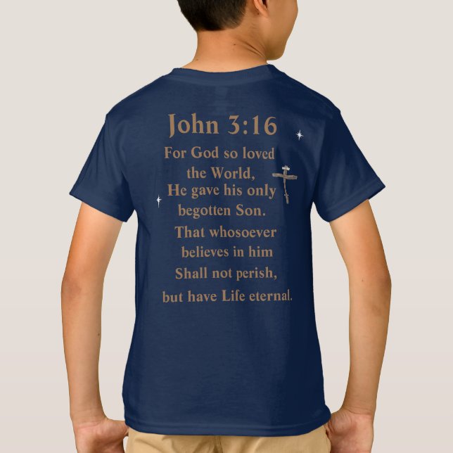 Camiseta João 3:16 (Verso)