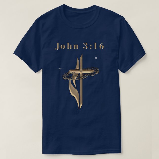 Camiseta João 3:16 (Frente do Design)