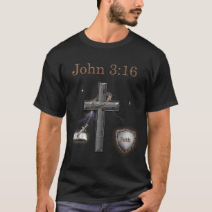 Camiseta João 3:16 cristão
