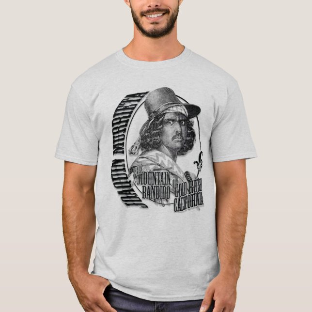 Camiseta Joaquin Murrieta Bandido legendário (Frente)