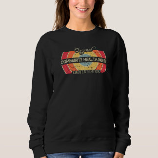 Camiseta Job Title Worker Retro Vintage Community Health Nu