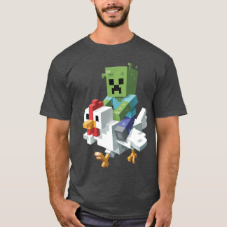 Camiseta Jock Frango Pele Arte Gamer Meninos Zumbis ees ami