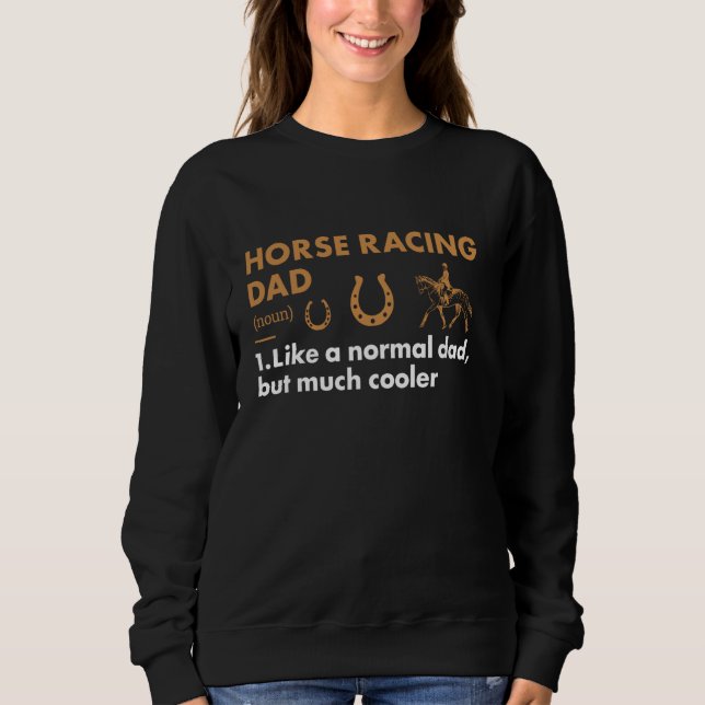 Camiseta Jockey Dad Definition Horse Racing (Frente)