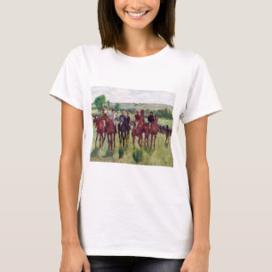 Camiseta Jockeys e Race Horses, Edgar Degas