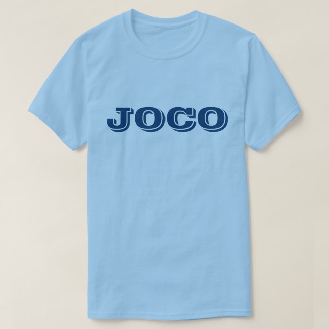 Camiseta JOCO Johnston County (Frente do Design)