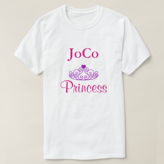 Camiseta JoCo Princess Tiara (Frente do Design)
