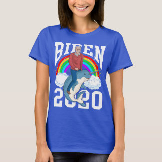 Camiseta Joe Biden 2020 Andando Contra Trump, Democrata Nar
