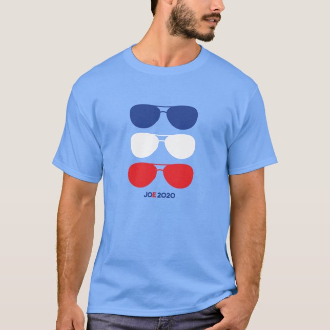 Camiseta Joe Biden - 2020 - Óculos (Frente)