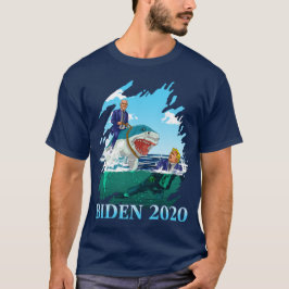 Camiseta Joe Biden 2020: Trump Eleitoral Odeia Tubarões