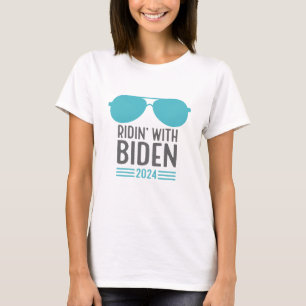 Camiseta Joe Biden 2024 - Ridin' com Biden