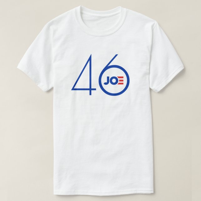 Camiseta Joe Biden 46º Presidente Estados Unidos da América (Frente do Design)