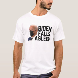 Camiseta Joe Biden Cai No Sono Engraçado Joe Biden Dormindo