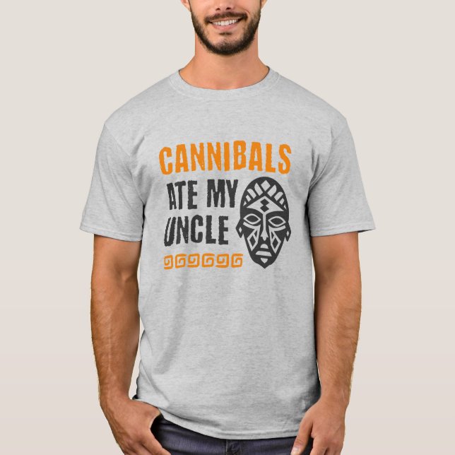 Camiseta Joe Biden Cannibals Ate Meu Tio (Frente)