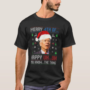 Camiseta Joe Biden Confusa Feliz Feliz Engraçado 4 De Julho
