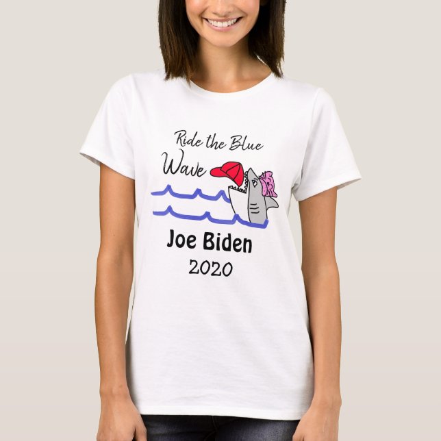 Camiseta Joe Biden, democrata de onda azul (Frente)