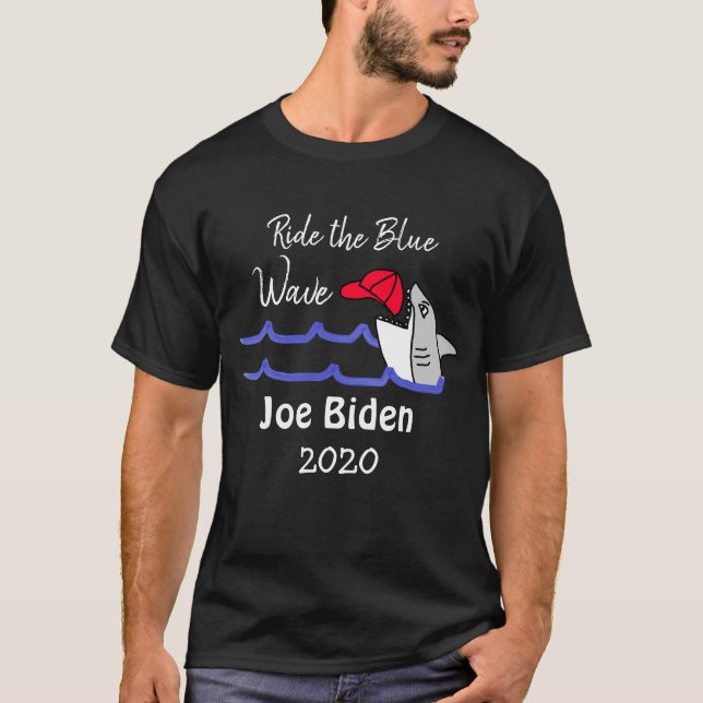 Camiseta Joe Biden, democrata de onda azul (Frente)