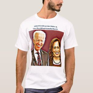 Camiseta Joe Biden e Kamala Harris_ 46º Presidente_