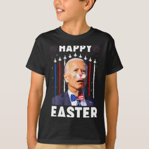 Camiseta Joe Biden engraçado feliz 4 de julho confuso Pásco