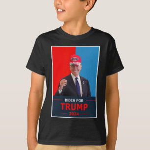 Camiseta Joe Biden engraçado para a eleição de Trump 2024 U