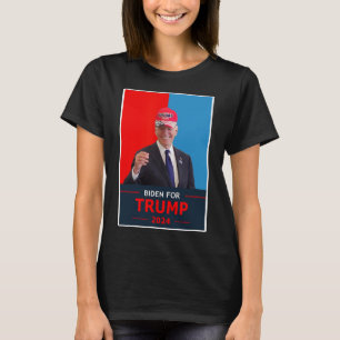 Camiseta Joe Biden engraçado para eleição Trump 2024 Use um