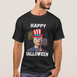 Camiseta Joe Biden Happy Halloween For Funny 4th Of July