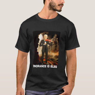 Camiseta Joe Biden Ignorance É Blisny Engraçado Anti Biden 