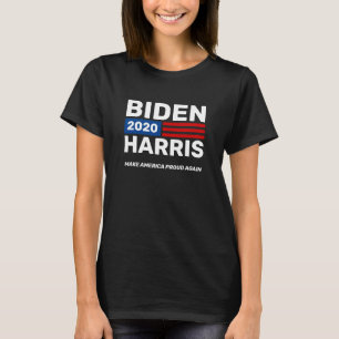 Camiseta Joe Biden Kamala Harris 2020 Campanha Black Rally