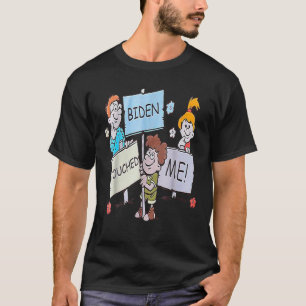 Camiseta Joe Biden Me Tocou Engraçado Biden 2021