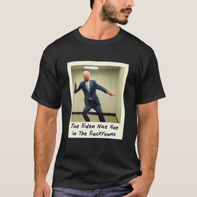 Camiseta Joe Biden Na Verdadeira Foto Do Backroom (Frente)