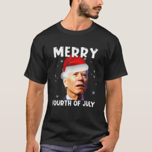 Camiseta Joe Biden Papais noeis Feliz 4 de julho Trick ou T