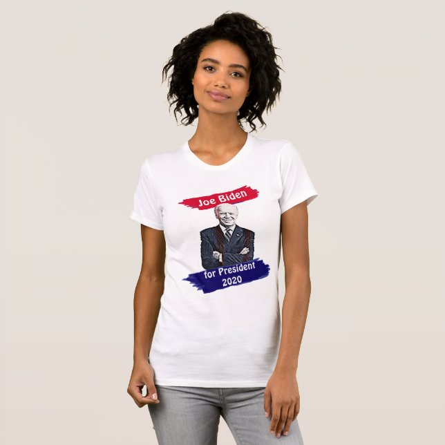 Camiseta Joe Biden para a eleição do Presidente 2020 (Frente Completa)