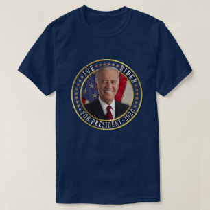 Camiseta Joe Biden para Presidente 2020 Foto Democrata
