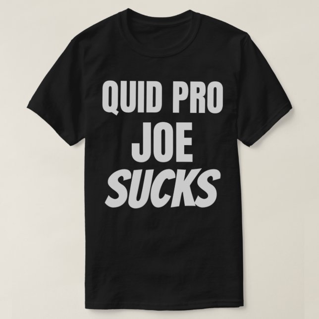 Camiseta Joe Biden Sucks4 (Frente do Design)