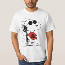 Camiseta Joe Cool Snoopy | Desenho Animado Legal 